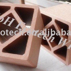 Wood plastic composite esgrima post