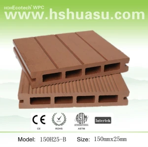 sostenibile di alta qualità eco amichevole decking in legno composito