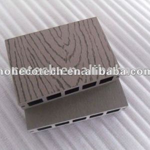 Goffratura superficie bamboo/legno decking di plastica di legno decking composito/pavimentazione bordo ponte wpc mattonelle di legno