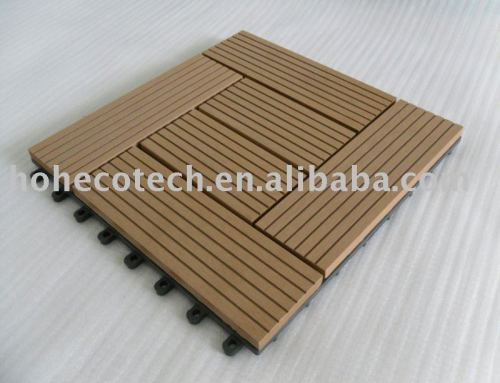 A suécia- madeira decking composto plástico/piso- fácilinstalação