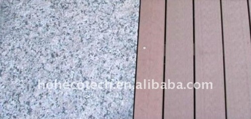 Balkon/Innen-/im Freien WPC hölzerner zusammengesetzter Plastikdecking/Bodenbelag (CER, ROHS, ASTM, ISO 9001, ISO 14001, Intertek)