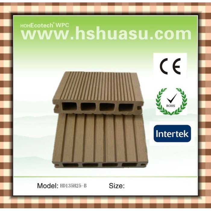 Outdoor eco - amichevole impermeabile decking in legno composito ( ce rohs astm iso9001 )