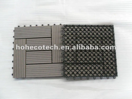 100% riciclato esterno wpc diy piastrelle ponte
