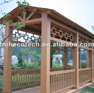 Bom design plástico compósito de madeira varanda quadros ( com certificados )