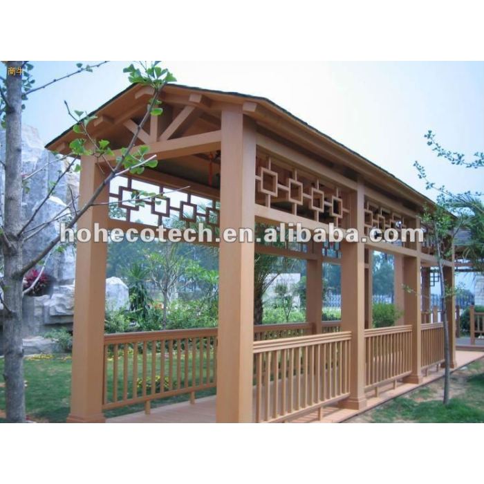 Bom design plástico compósito de madeira varanda quadros ( com certificados )