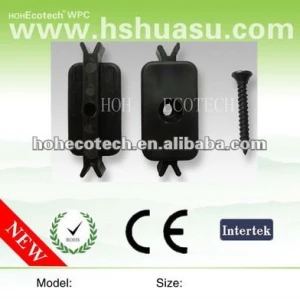 Accessori decking di wpc, clip di plastica