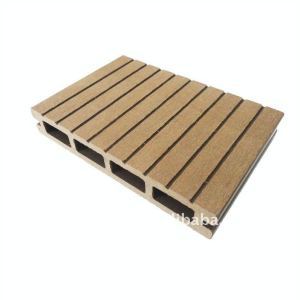De alta calidad de plástico de madera wpc decking compuesto/wpc suelo compuesto de madera y madera