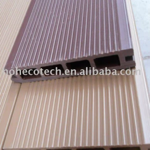 Wood plastic composite pisos câmara