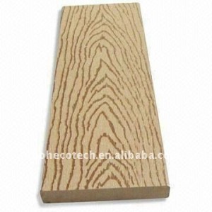 Grabación en relieve agradable decking del wpc madera/madera decking compuesto