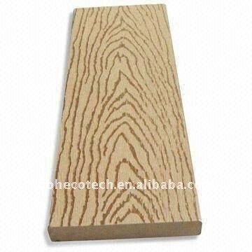 Grabación en relieve agradable decking del wpc madera/madera decking compuesto