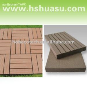 mattonelle composite di plastica di legno ecologiche pavimento/di decking