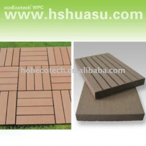 umweltfreundliche hölzerne zusammengesetzte Decking-/Fußbodenplastikfliese