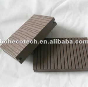 De madera maciza 140x25mm madera wpc decking compuesto/suelo