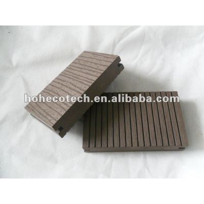 De madera maciza 140x25mm madera wpc decking compuesto/suelo