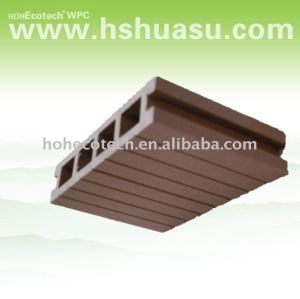 Planches de plancher decking de wpc composite decking étage mobilier d'extérieur