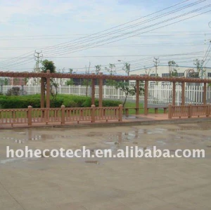 Buona resistenza acqua, parassiti, umido wpc decking/tavole pavimenti decking composito