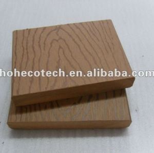 Respetuoso del medio ambiente de madera maciza madera 140x25mm al aire libre wpc decking compuesto/suelo