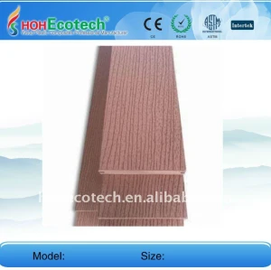 Wpc pisos/telha decking ao ar livre plástico de madeira decking composto