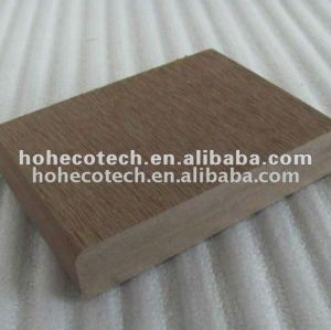 Interno/esterno ecofriendly pavimentazione di legno solido legno 140x25mm esterno wpc decking composito/pavimentazione