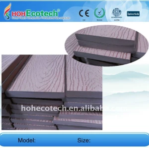 Goffratura 140*20mm superficie di legno wpc plastico composito decking/pavimentazione di wpc bordo piano piano decking di wpc