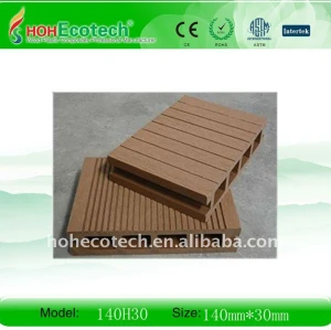 Wpc decking esterno ( iso9001, iso14001, rohs, ce )