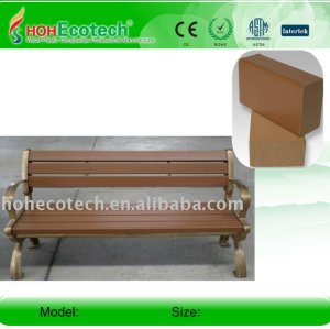 Impermeabile esterno legno/bambù panca di legno composito di plastica panca/sedie