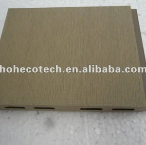 100% reciclado wpc decking ao ar livre ( wpc pisos/ painel de parede wpc/ wpc produtos de lazer )
