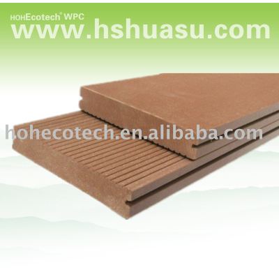 boa qualidade solid piso decking de wpc piso composto