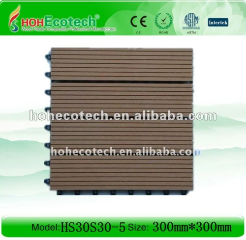 Retardante de fogo de madeira - plastic composite telha de diy wpc