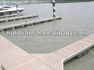 Alta qualidade eco amigável composto de azulejos deck de madeira decking composto plástico/pisos wpc decks de madeira