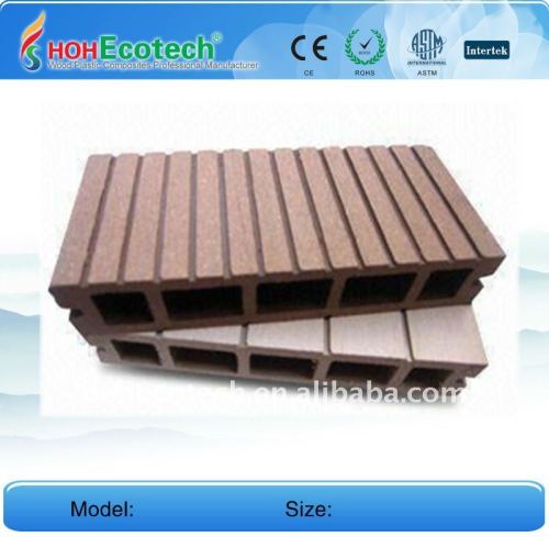 Fabricamos 150*25mm wpc wood plastic composite decking/pisos wpc piso de deck de bordo decks