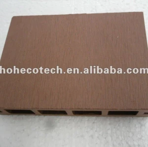 100% riciclato esterno wpc decking vuoto ( wpc pavimenti/wpc pannello murale/wpc prodotti di svago )