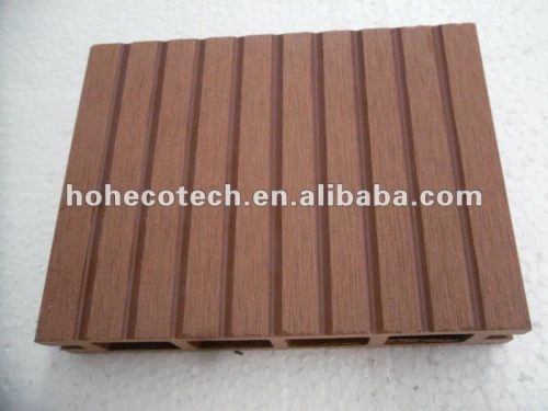 100% riciclato esterno wpc decking vuoto ( wpc pavimenti/wpc pannello murale/wpc prodotti di svago )