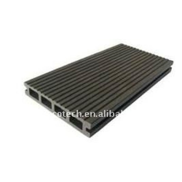 Hohler oder fester WPC Decking deckt hölzernen zusammengesetzten Bodenbelag wpc Plastikdecking mit Ziegeln