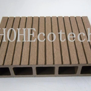 Madeira plástica decking floor - embalagem segura chão