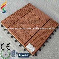 copra di tegoli le mattonelle di legno della plastica DIY del wpc di decking/composito esterno delle mattonelle