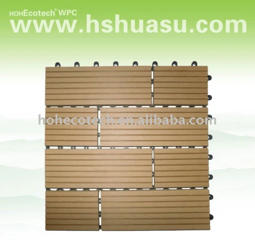 Eco - amichevole legno decking composito di plastica/pavimento di piastrelle