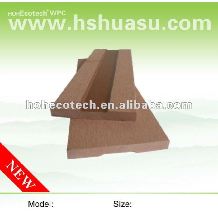 Sulcos de madeira wpc sauna câmara/diy wpc bordo telhas