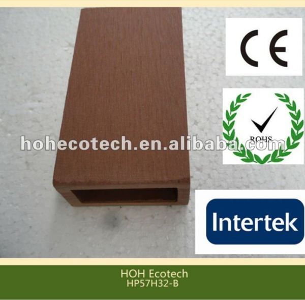 Durevole caldo vendita eco - amichevole wpc recinzione post ( acqua prova, uv resistenza, resistenza rot e crack )