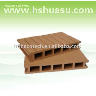 Decking compuesto/hohecotech decking del wpc hueco de madera