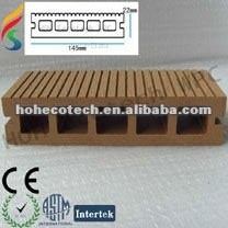 Plancher composé WPC de decking de 100% de decking composé recyclable de plancher