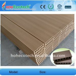 Wpc legno decking composito di plastica/pavimentazione 149*34mm ( ce, rohs, astm, iso 9001, iso 14001, intertek ) wpc decking composito