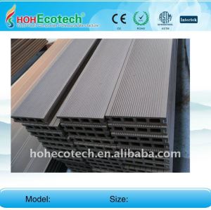Cinza escuro wpc wood plastic composite decking/pisos 140*30mm ( ce, rohs, astm, iso 9001, iso 14001, intertek ) wpc deck de madeira