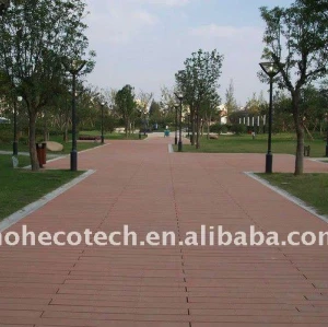 Público piso de madeira decking composto plástico/pisos de madeira wpc decking de wpc terraço