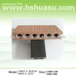 Wpc decking ao ar livre
