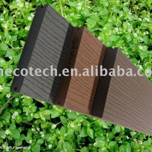 Piso decking de wpc piso composto