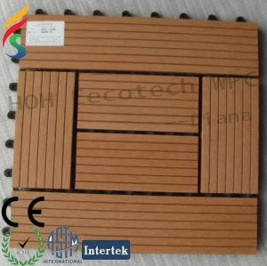base de plástico deck telha