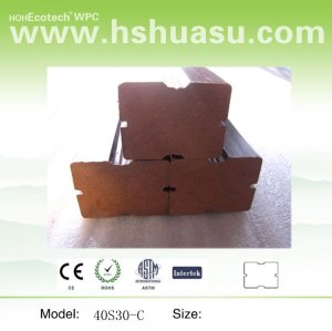 Holz-kunststoff-verbundmaterial bodenbalken