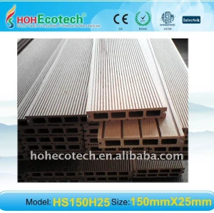 ( ce, rohs, astm, iso9001, iso14001, intertek ) de plástico de madeira decking composto decking de wpc placa de revestimento exterior wpc composto decki