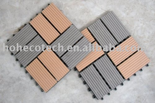 Tuiles de decking de DIY WPC